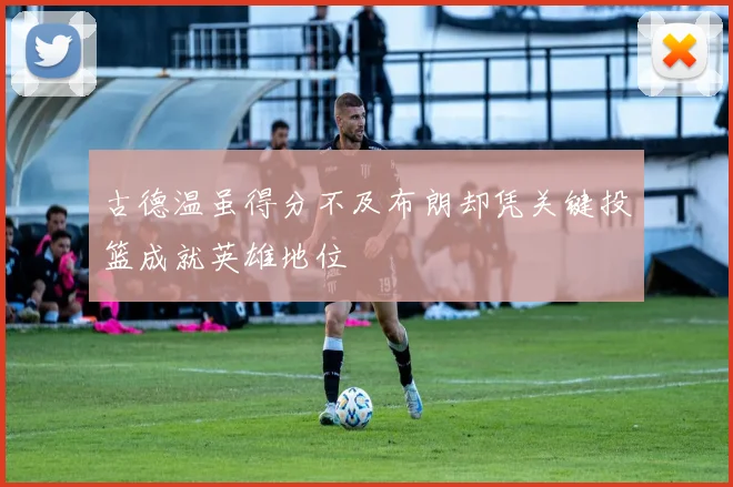 古德温虽得分不及布朗却凭关键投篮成就英雄地位
