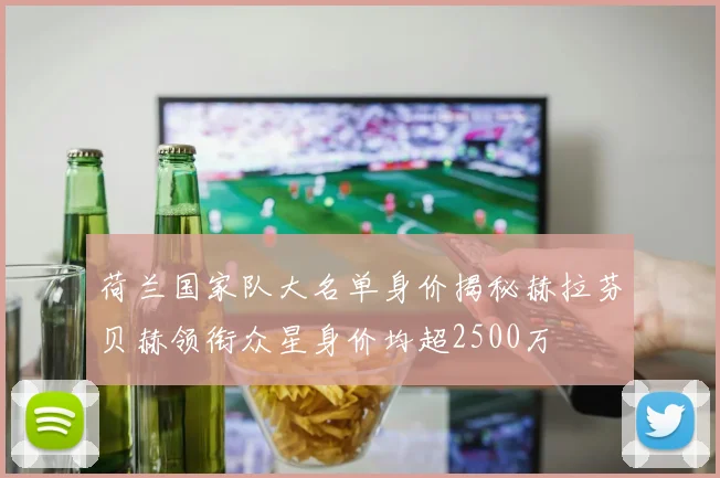 荷兰国家队大名单身价揭秘赫拉芬贝赫领衔众星身价均超2500万